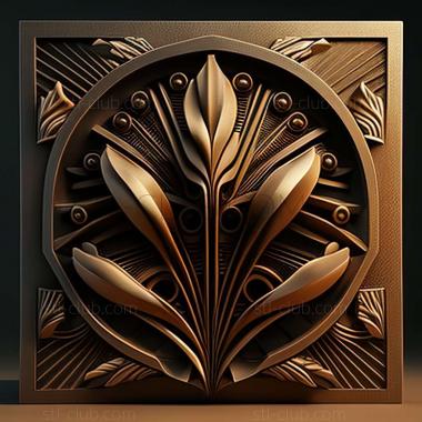 3D model art deco (STL)